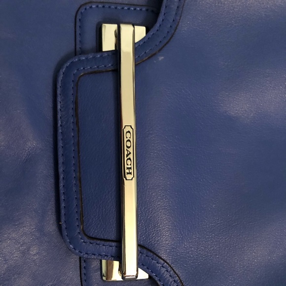 Blue Coach Purse - Picture 2 of 3